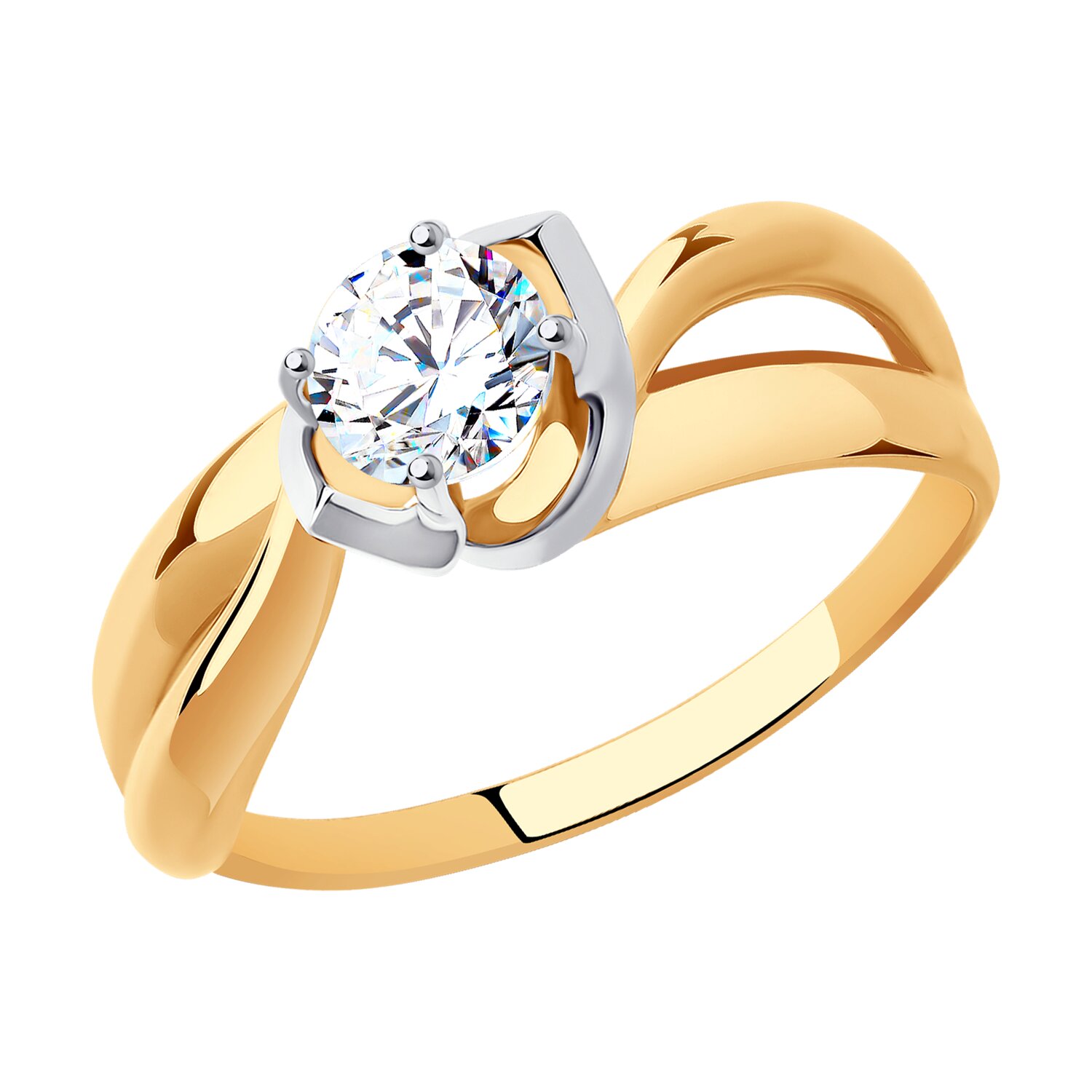 Кольцо с фианитами из золота 585 пробы. Sokolov золотое кольцо с фианитом. Кольцо с фианитом золотое 585. Sokolov золотое кольцо с фианитом. Sokolov, кольцо из золота с фианитом, 017779-4.