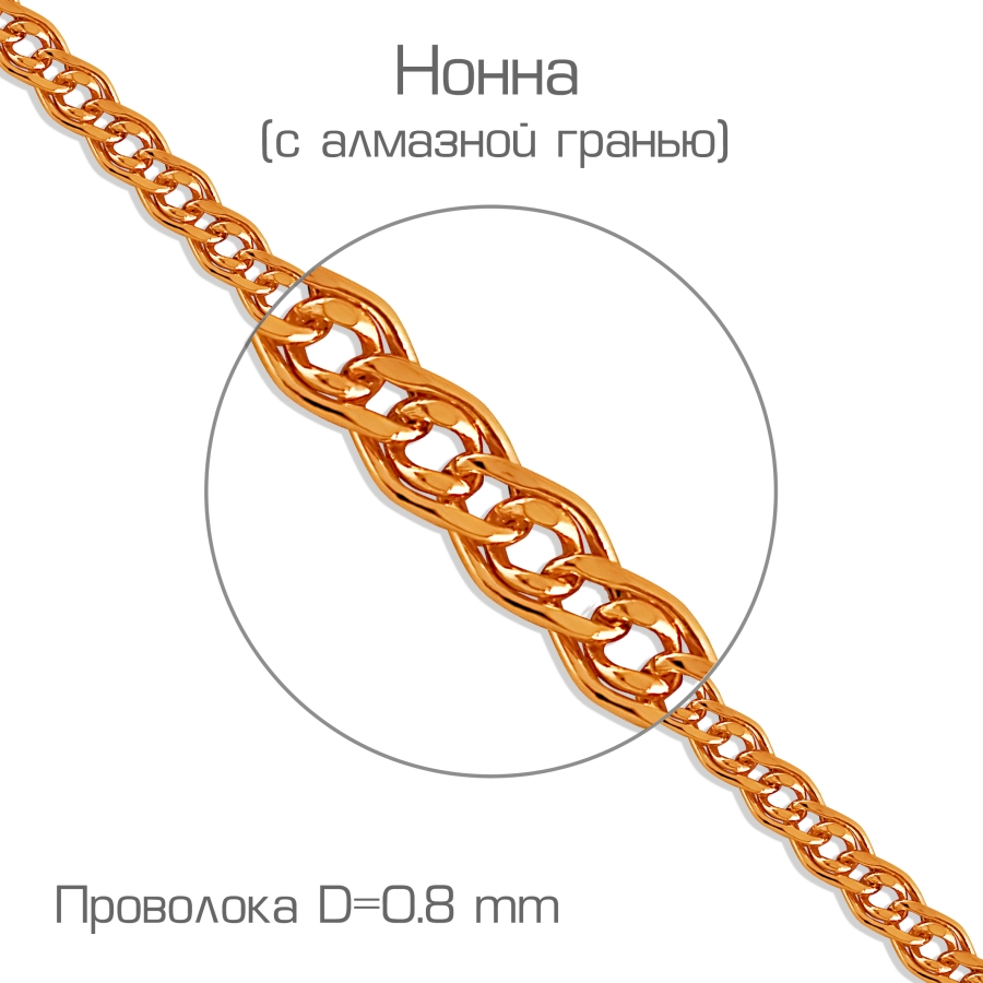 Браслет нонна (Au 585) БПНН20512080