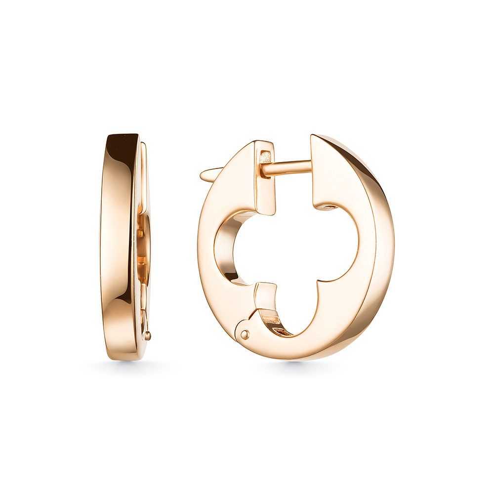 Серьги конго (Au 585) 002-0817-0000-010