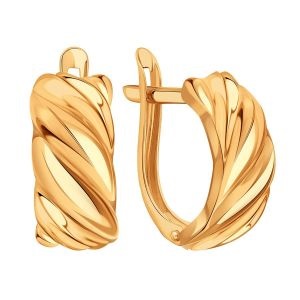 Серьги (Au 585) Т10002Г364