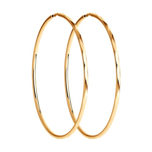 Серьги конго (Au 585) 140009