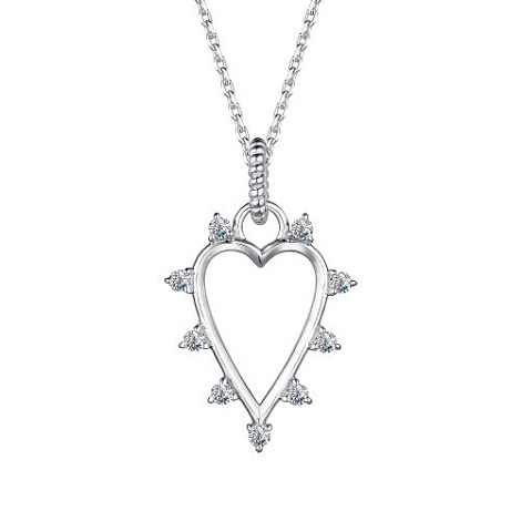 Колье сердце (Ag 925) 06-3966-00КЦ-00