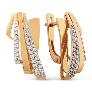 Серьги (Au 585) 033372-1102