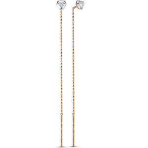 Серьги продевки (Au 585) 141032