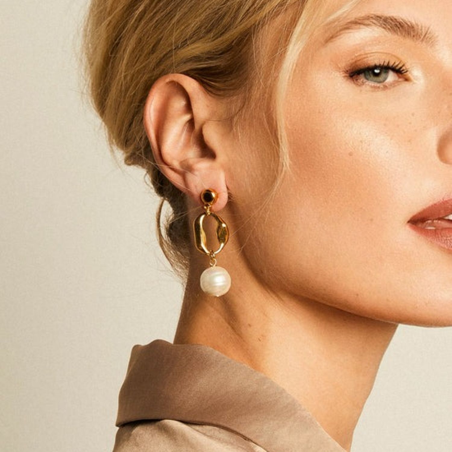 Серьги, жемчуг барокко Серьги, жемчуг барокко