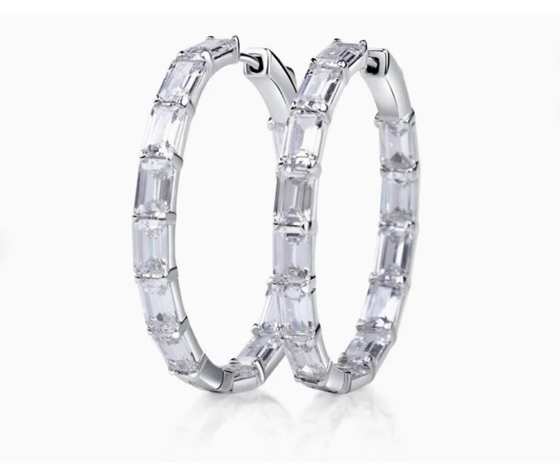 Серьги конго (Ag 925) SE-A0165-30