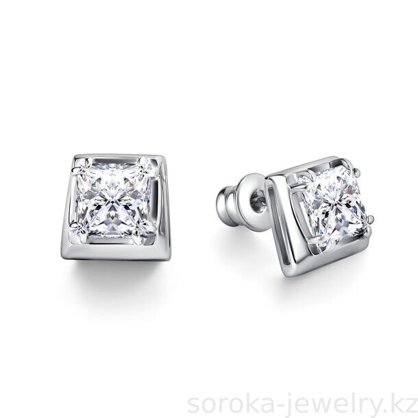 Серьги пусеты (Ag 925) 02-4420-00ГХ-00