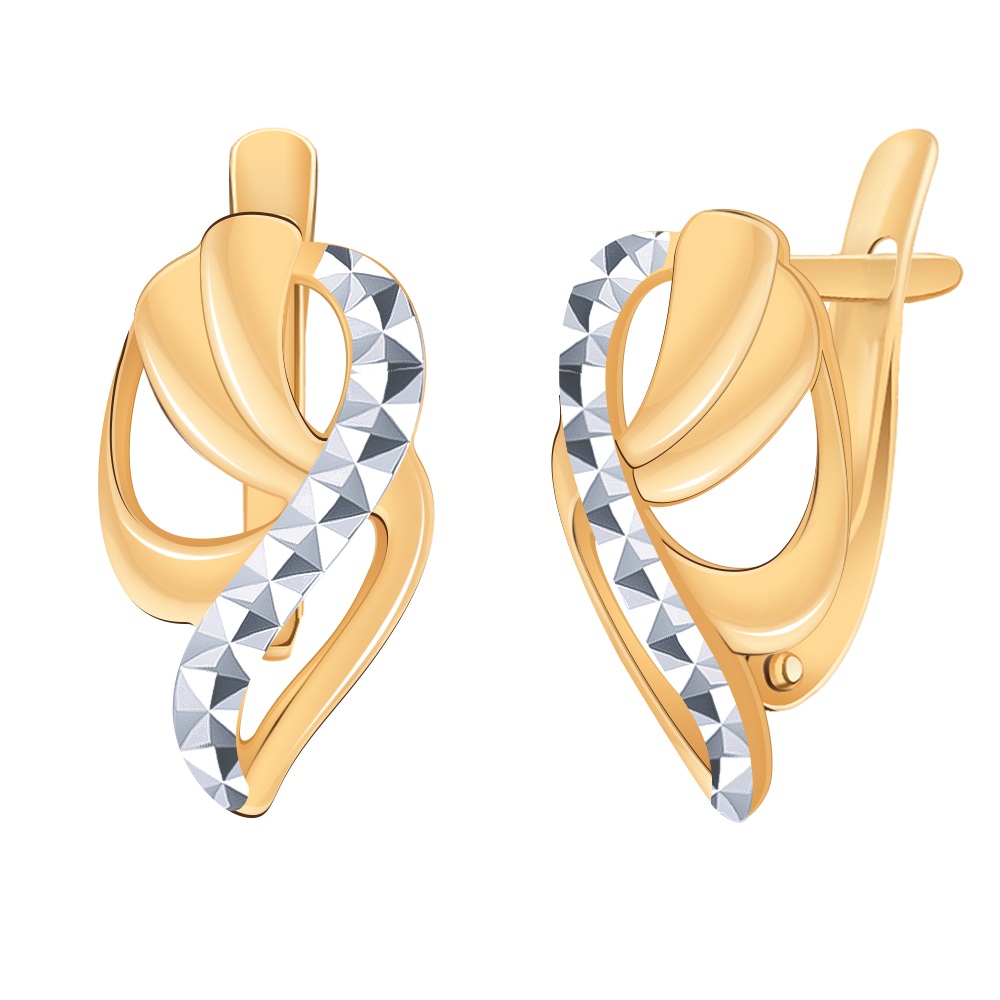 Серьги (Au 585) 22030а