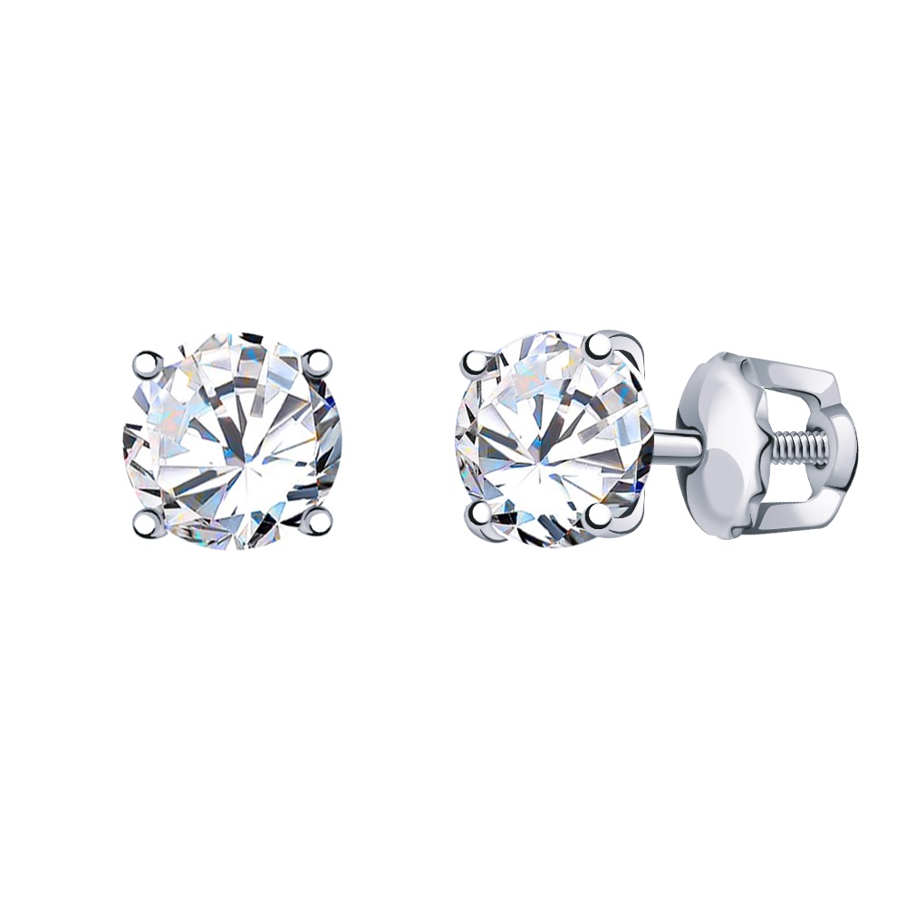 Серьги пусеты (Ag 925) 20327-925