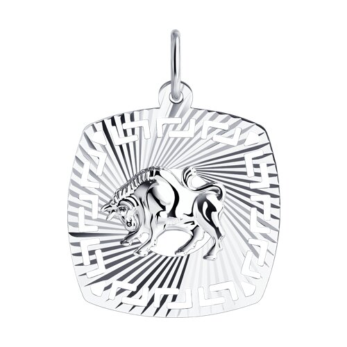 Подвеска знак зодиака телец (Ag 925) 94030859