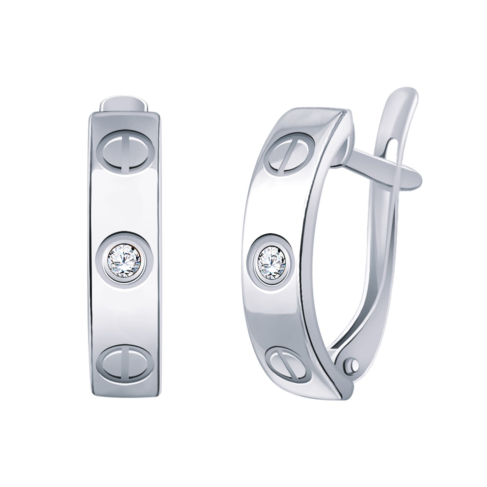 Серьги (Au 585) б21118