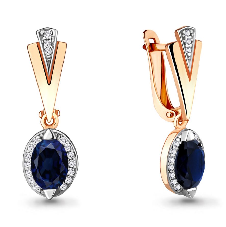 Серьги (Ag 925) 43879Б.6