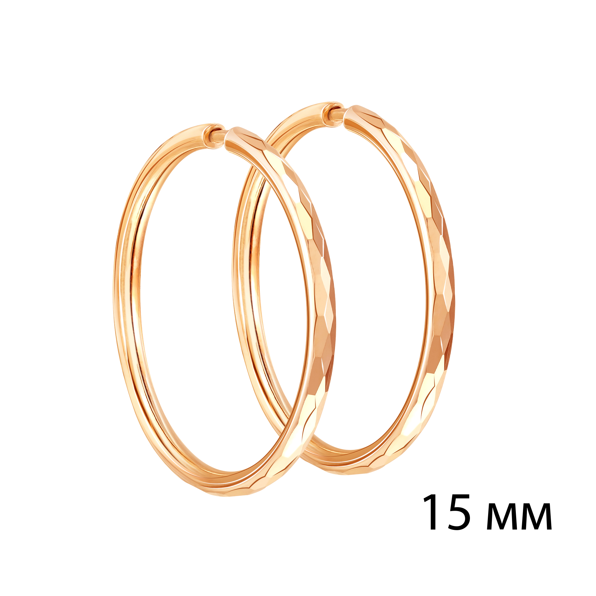 Серьги конго (Au 585) 08-0222-01