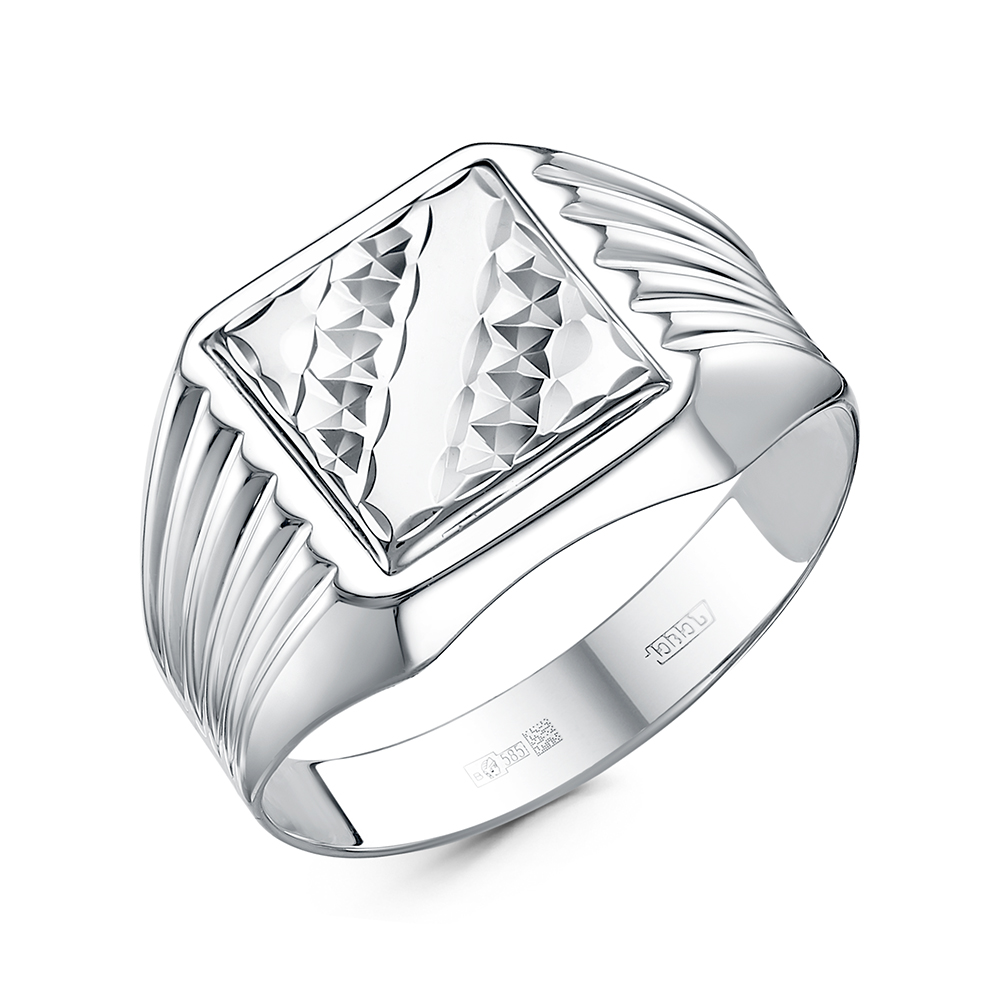 Кольцо печатка (Ag 925) с040104