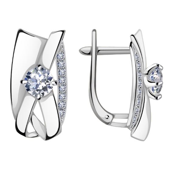 Колье из золота, корунд синт., Розовое золото