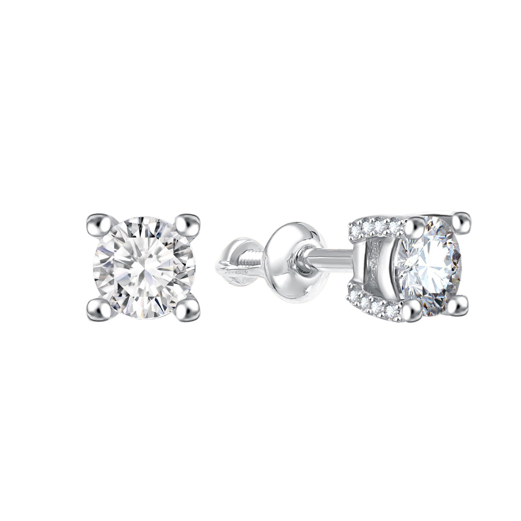 Колье из золота, корунд синт., Розовое золото