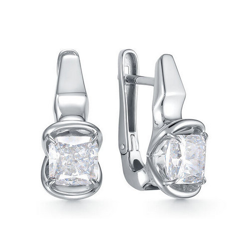 Колье из золота, корунд синт., Розовое золото