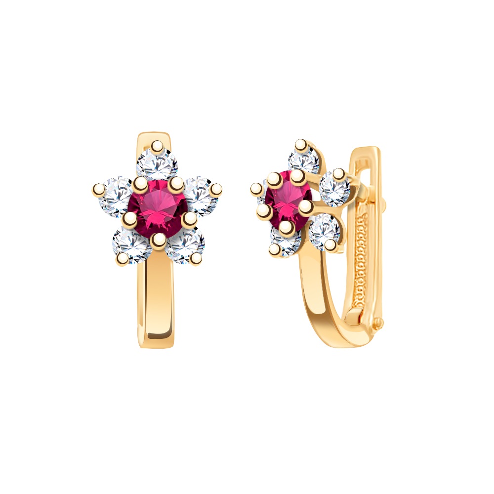 Серьги (Au 585) 20385с1