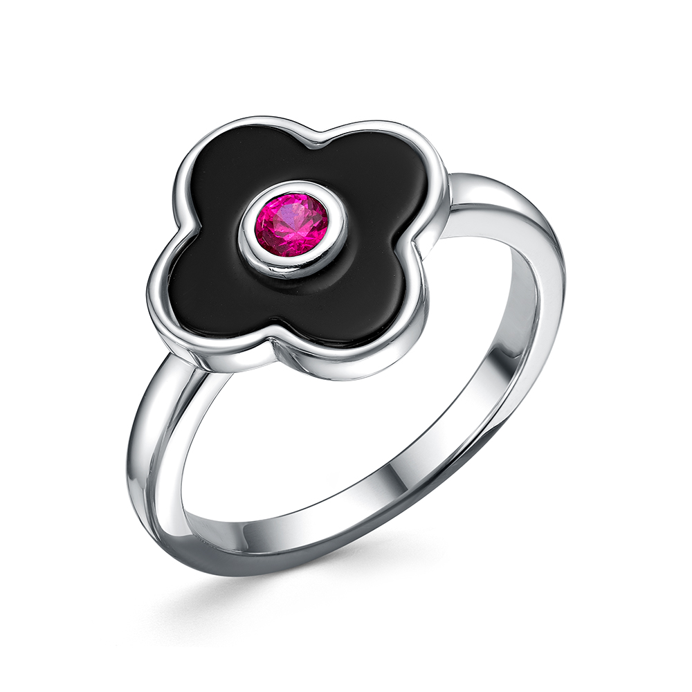 Кольцо (Ag 925) SR41495черн