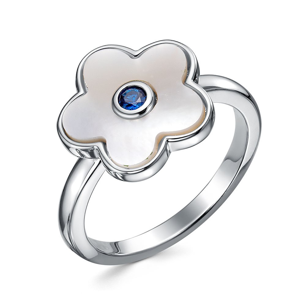 Кольцо (Ag 925) SR41496перлам