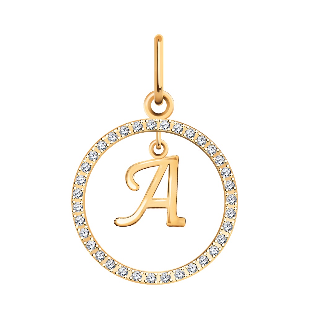 Подвеска буква А (Au 585) 50400