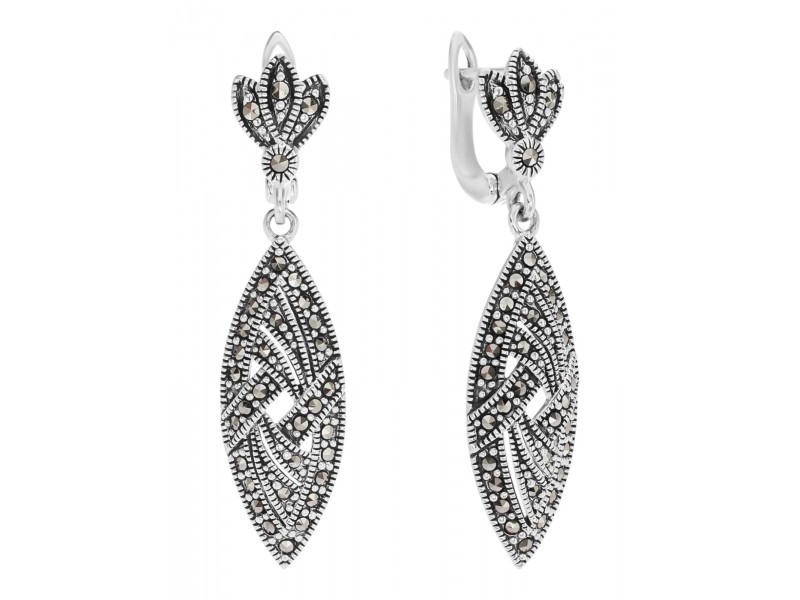 Колье из золота, корунд синт., Розовое золото