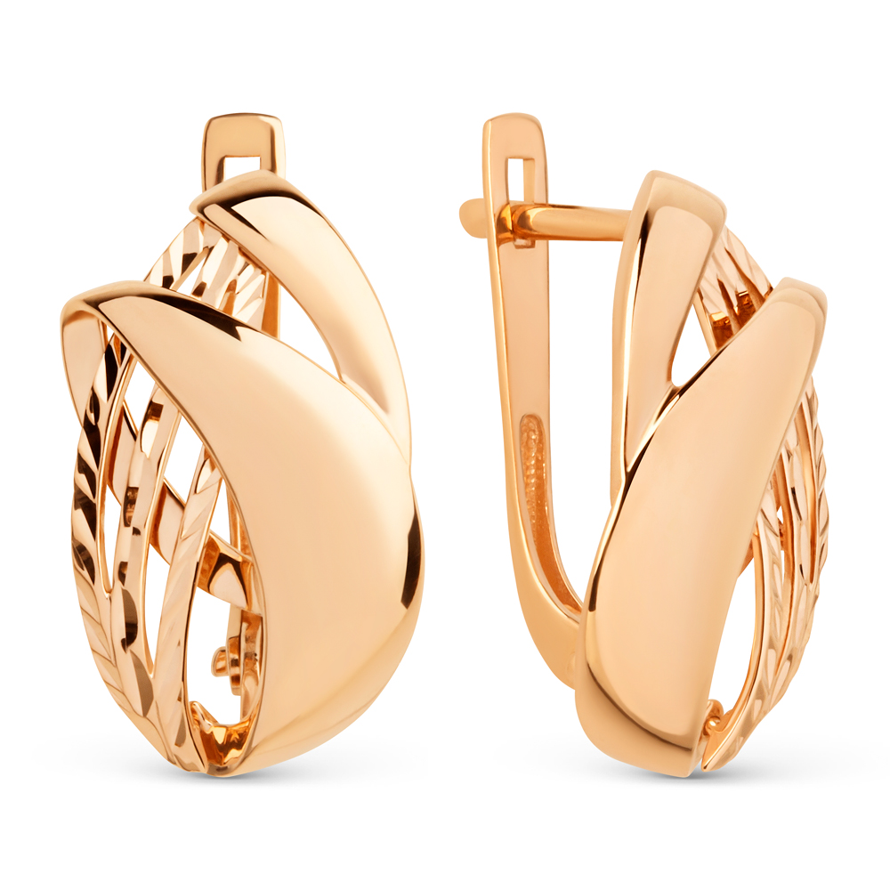 Колье из золота, корунд синт., Розовое золото