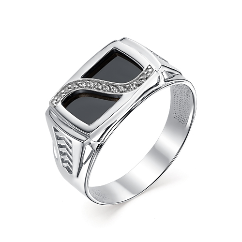 Кольцо печатка (Ag 925) ПМ-005