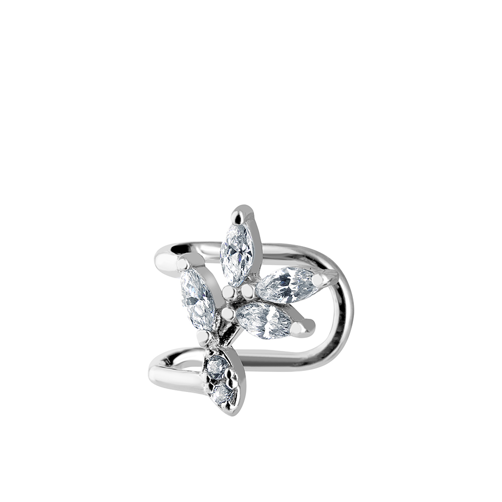 Колье из золота, корунд синт., Розовое золото