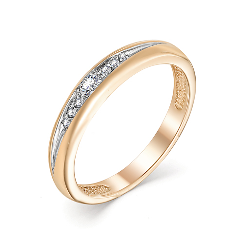 Колье из золота, корунд синт., Розовое золото