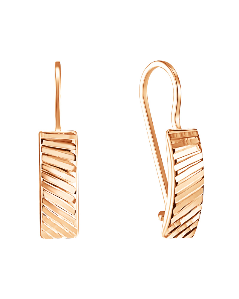 Колье из золота, корунд синт., Розовое золото