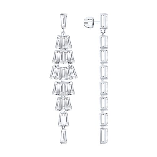 Колье из золота, корунд синт., Розовое золото