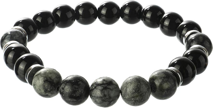 Браслет AS-S01-10-AgYsh-gy