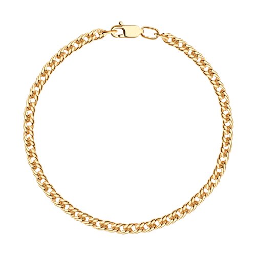 Браслет ромб двойной (Au 585) Б43