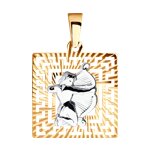 Подвеска знак зодиак стрелец (Au 585) 032228