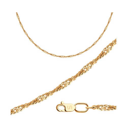 Цепь сингапур (Au 585) 582060502