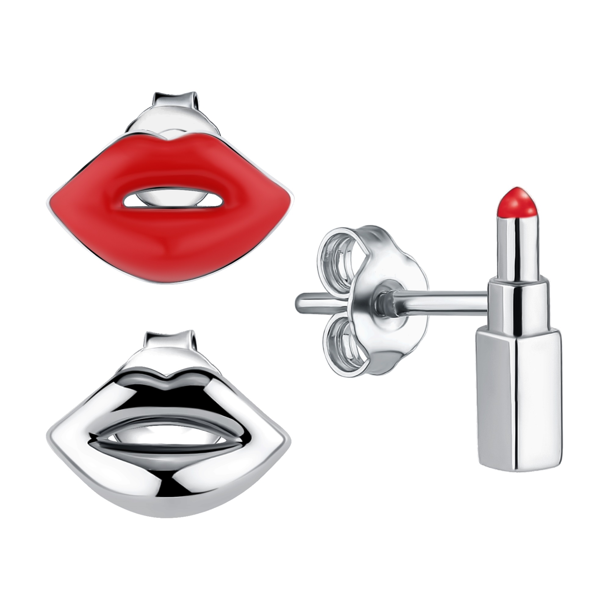 Серьга (Ag 925) Набор 3 шт 17-79-0000-15769