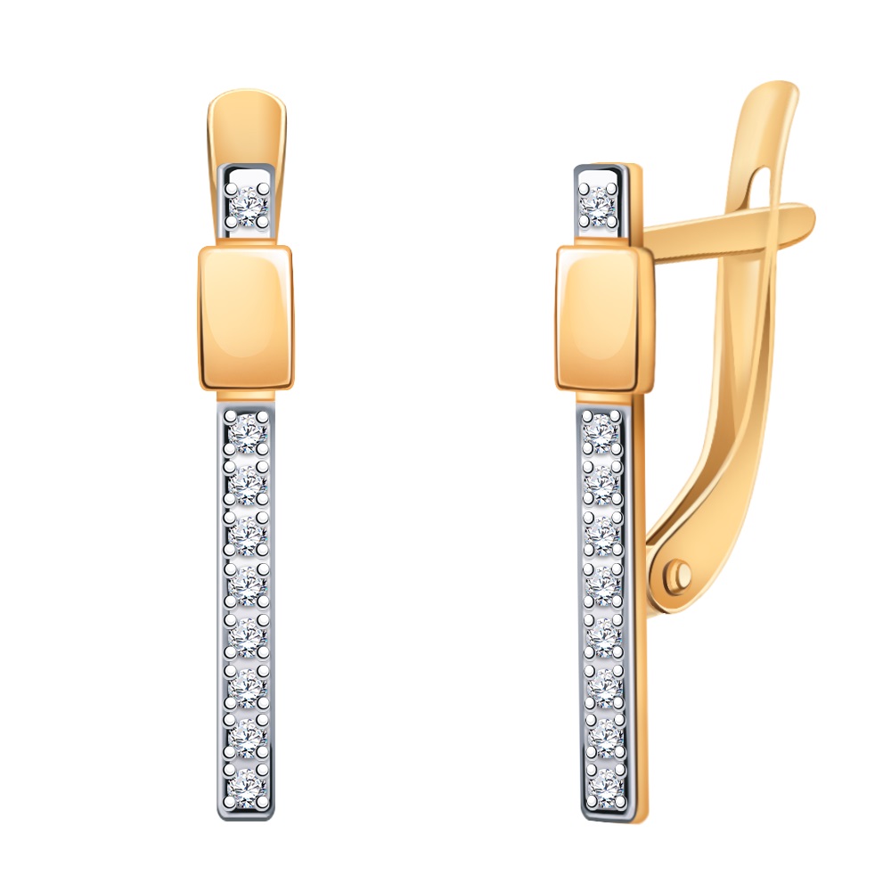 Серьги (Au 585) 21109