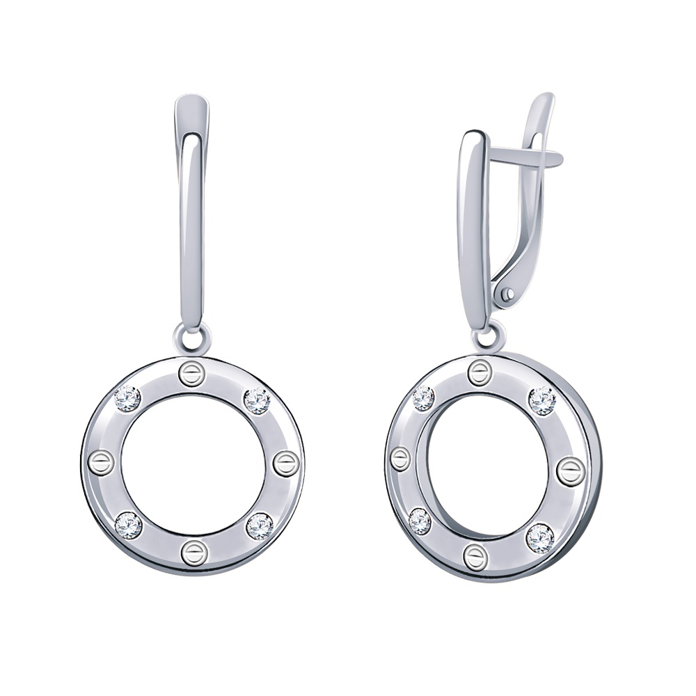 Серьги (Au 585) б21073