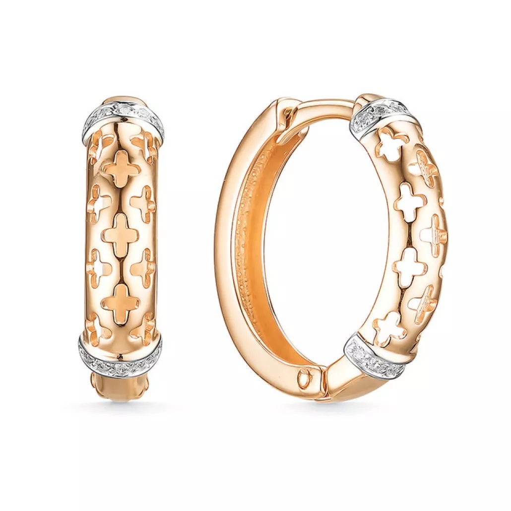 Серьги конго (Au 585) С5091