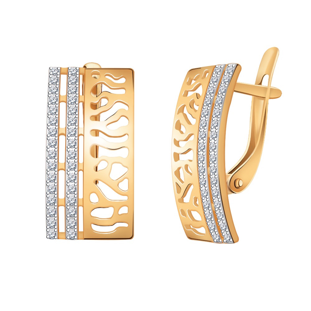 Серьги (Au 585) 21039