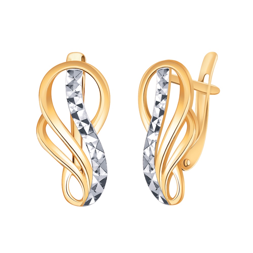 Серьги (Au 585) 21213а