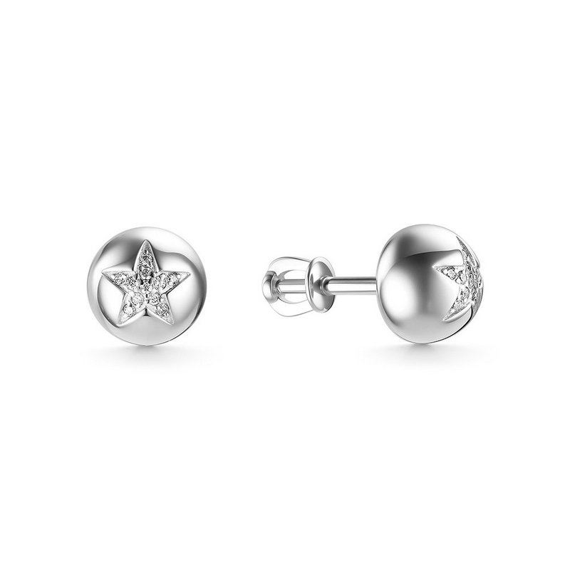 Серьги пусеты (Ag 925) с5520