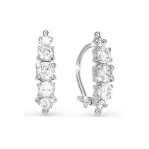 Серьги (Ag 925) с120357