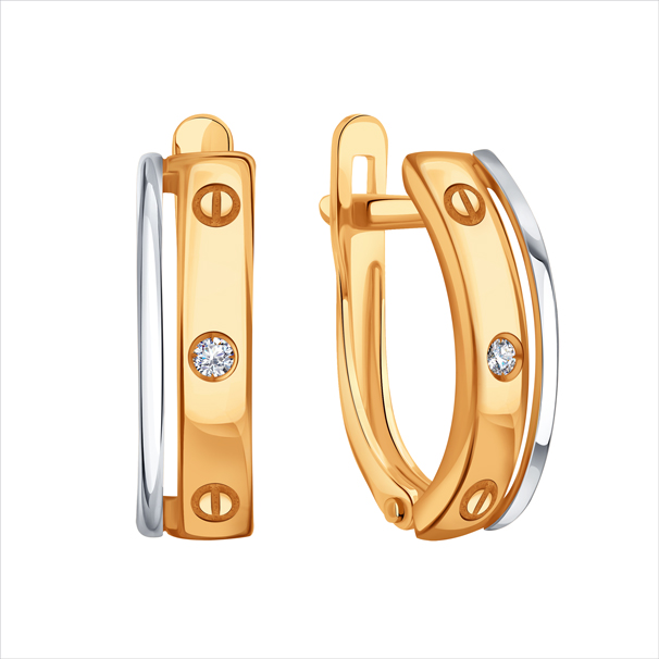 Серьги (Au 585) Т14202В859