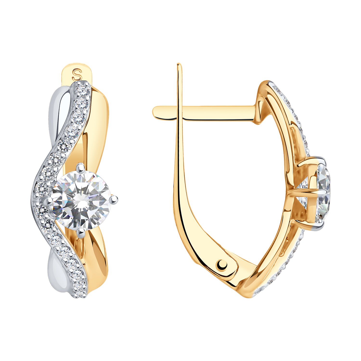 Серьги (Au 375) 027122-4