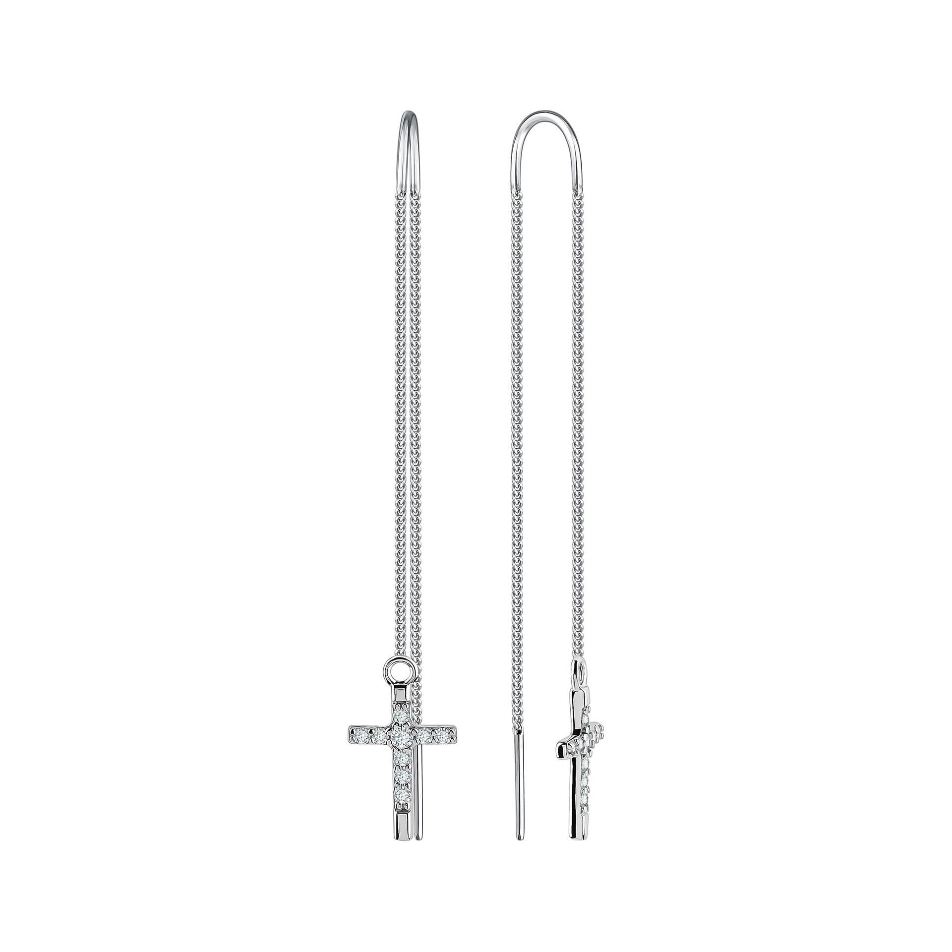 Серьги продевки (Ag 925) 15-72-0001-27172