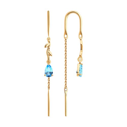 Серьги продевки (Au 585) 51-323-02897-1