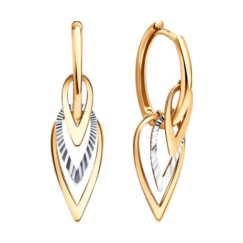 Серьги (Au 585) 0200875