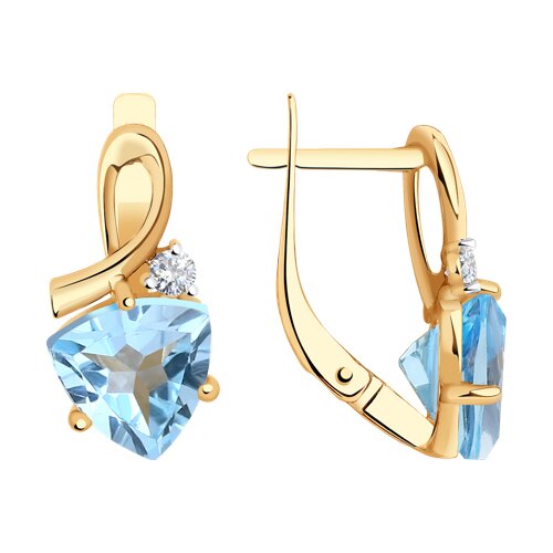 Серьги (Au 585) 727556